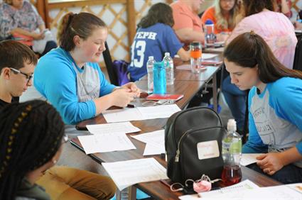 TRU Youth working on Advocacy Action Plans